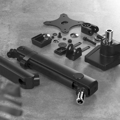 Supporto da scrivania Full Motion per 1 monitor 13"-32" Regolabili in Altezza Girevoli Rotanti Inclinabili