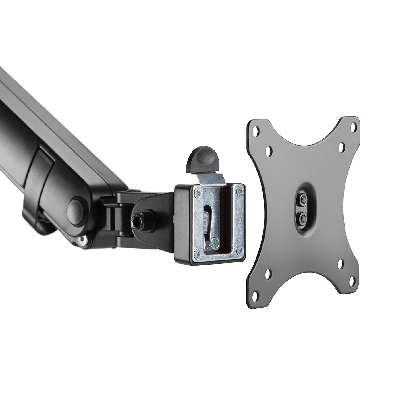 Supporto da scrivania Full Motion per 1 monitor 13"-32" Regolabili in Altezza Girevoli Rotanti Inclinabili