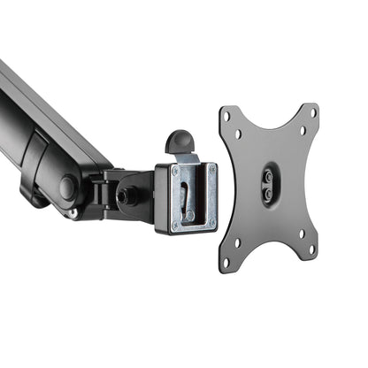 Supporto da scrivania Full Motion per 1 monitor 13"-32" Regolabili in Altezza Girevoli Rotanti Inclinabili