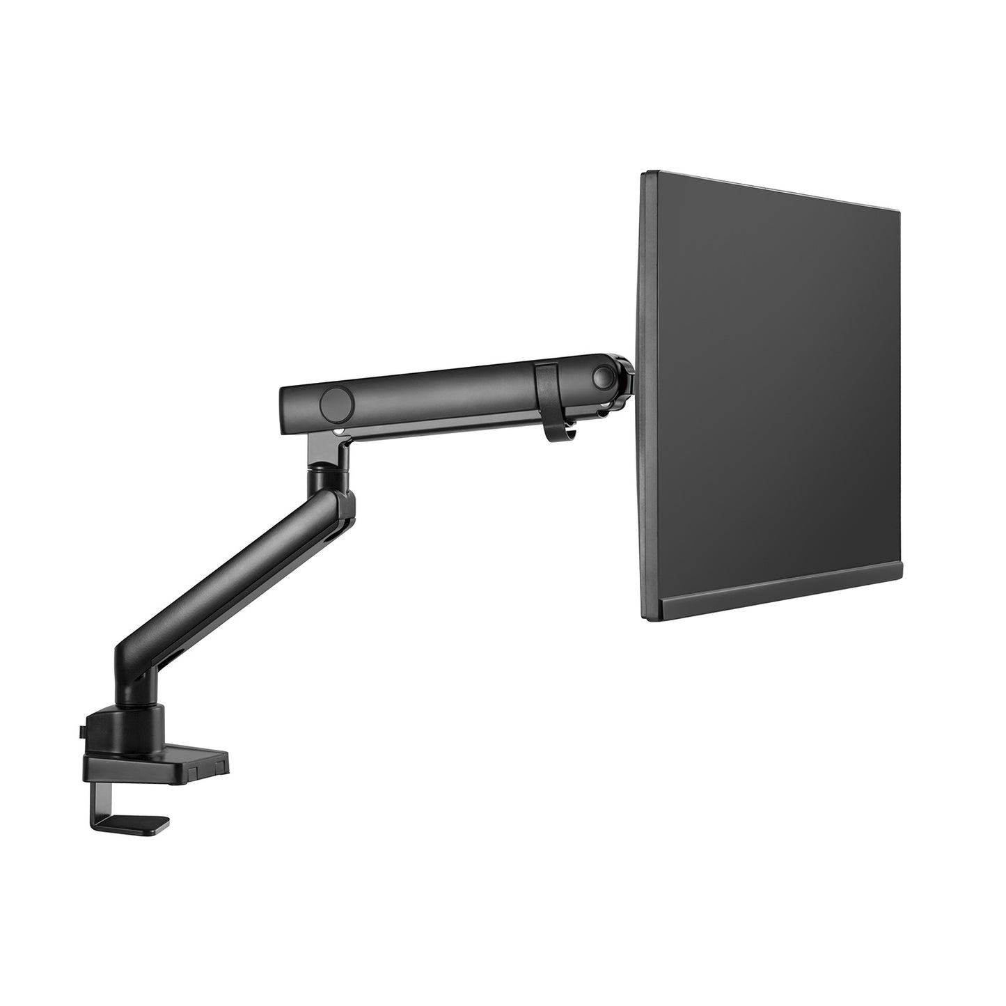 Supporto da scrivania Full Motion per 1 monitor 13"-32" Regolabili in Altezza Girevoli Rotanti Inclinabili
