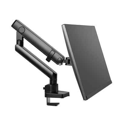 Supporto da scrivania Full Motion per 1 monitor 13"-32" Regolabili in Altezza Girevoli Rotanti Inclinabili