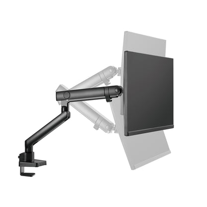 Supporto da scrivania Full Motion per 1 monitor 13"-32" Regolabili in Altezza Girevoli Rotanti Inclinabili