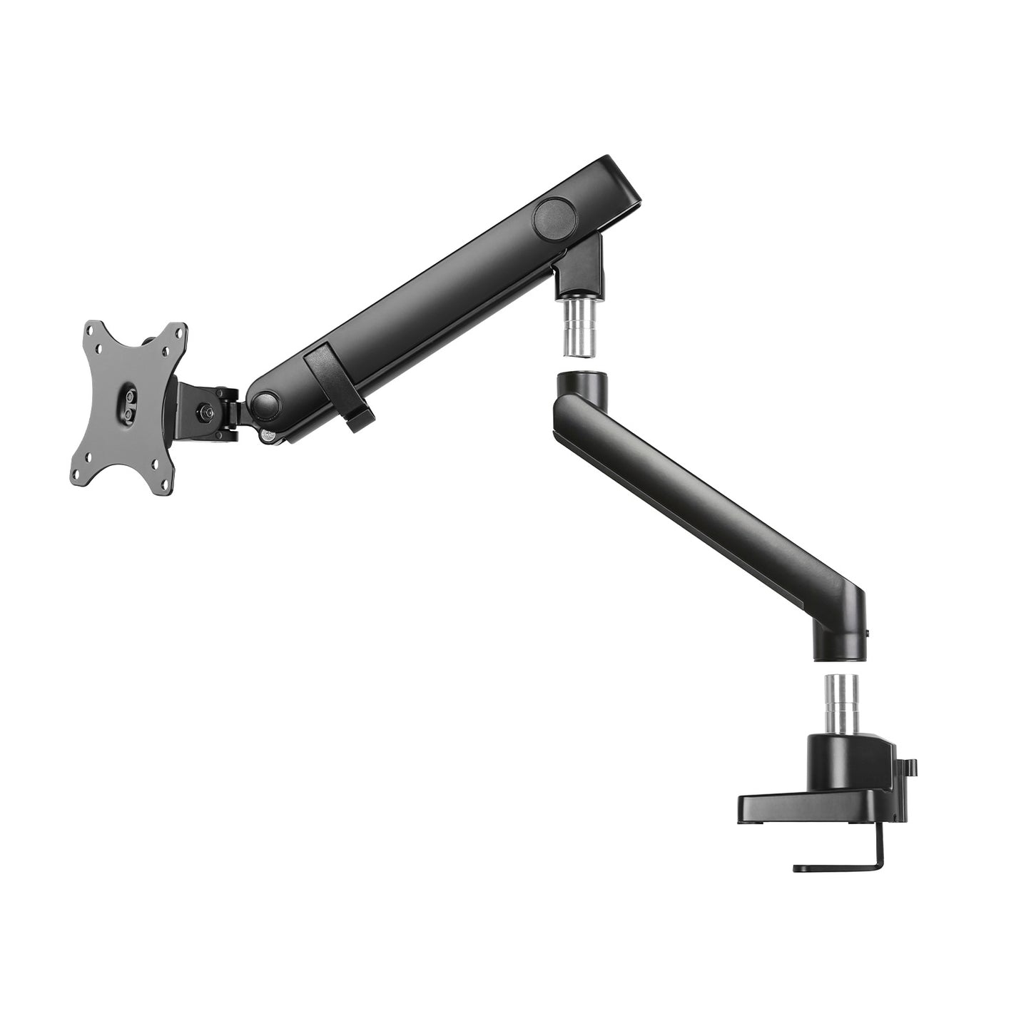 Supporto da scrivania Full Motion per 1 monitor 13"-32" Regolabili in Altezza Girevoli Rotanti Inclinabili