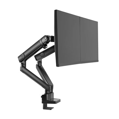 Supporto da scrivania Full Motion per 2 monitor 13"-32" Regolabili in Altezza Girevoli Rotanti Inclinabili