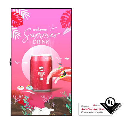 Schermo professionale LG 49’’ ad alta luminosità per vetrine